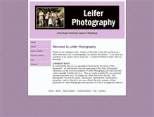 Tablet Screenshot of leiferphotography.com